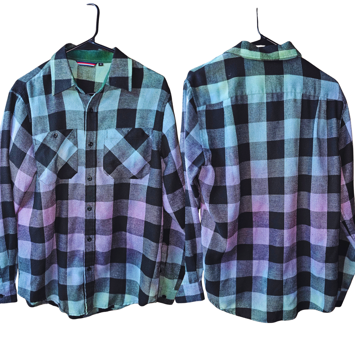 Pastel Flannel - Blue, Purple, Green
