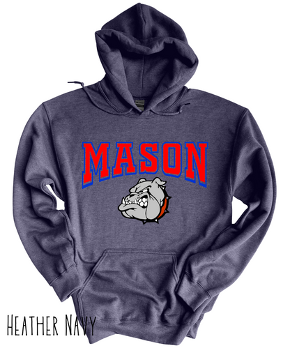 Mason Bulldogs - Adult Hoodie - Style 6