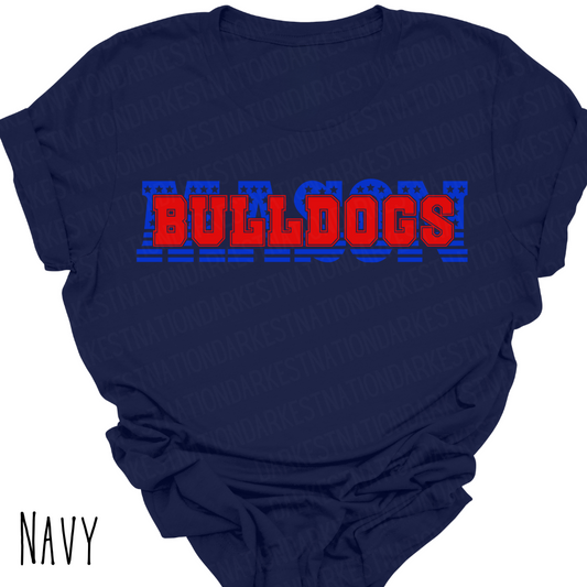 Mason Bulldogs - Adult T-shirt - Style 2