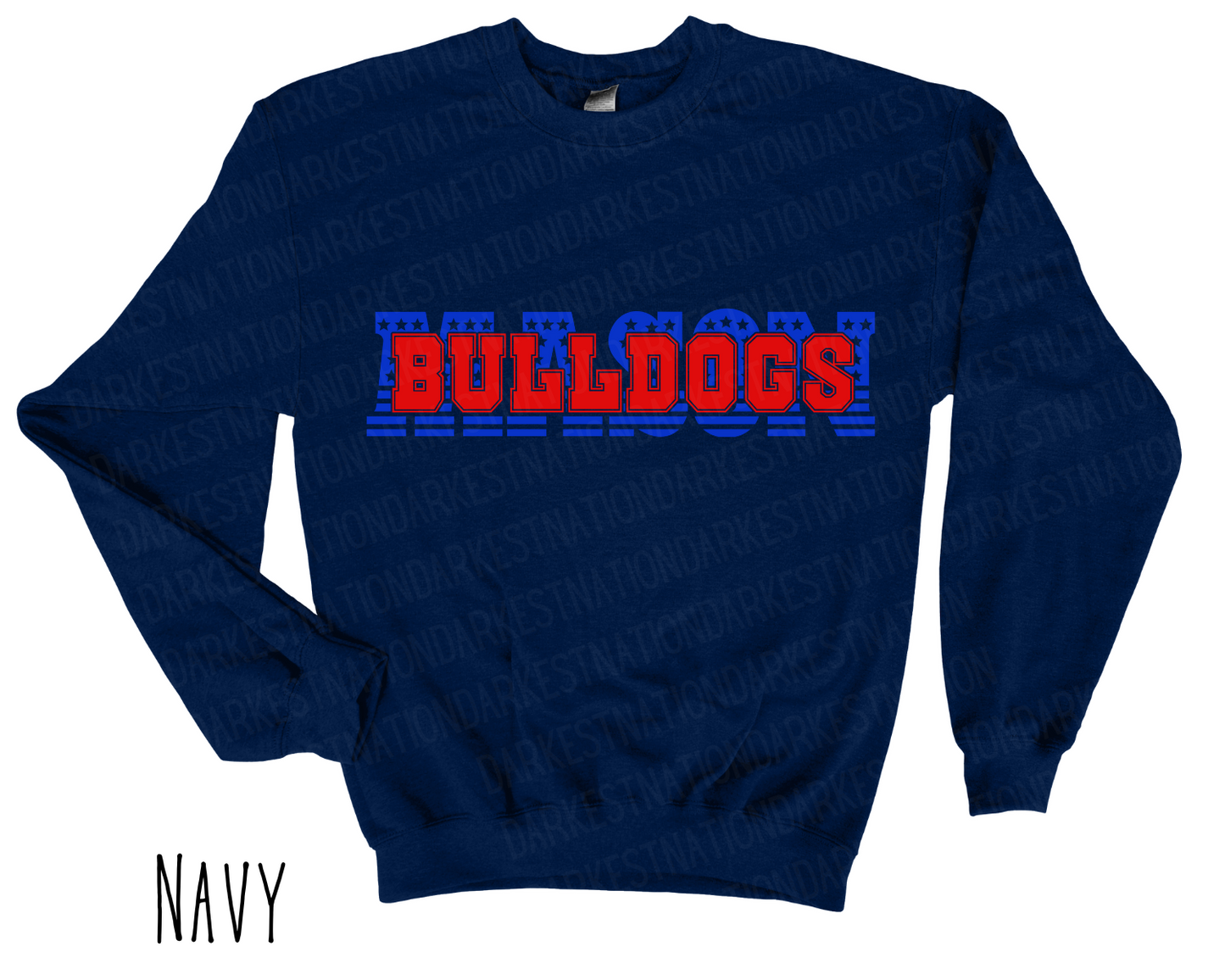 Mason Bulldogs - Adult Crewneck - Style 2