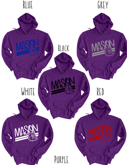 Mason Bulldogs - Adult Hoodie - Style 5