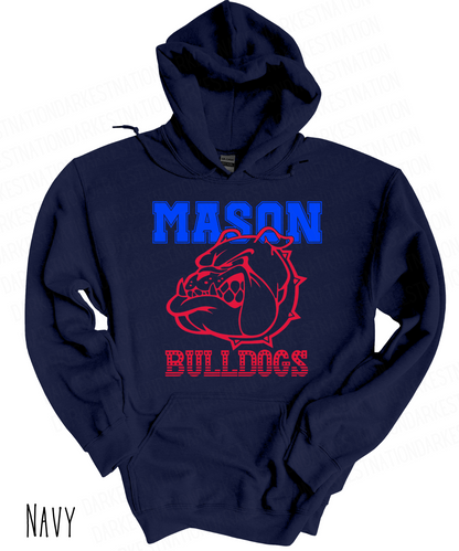 Mason Bulldogs - Adult Hoodie - Style 3