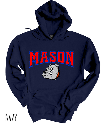 Mason Bulldogs - Adult Hoodie - Style 6