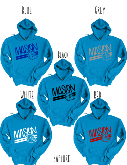 Mason Bulldogs - Adult Hoodie - Style 5