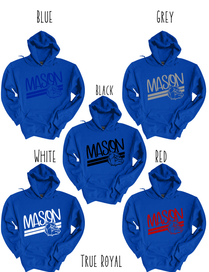 Mason Bulldogs - Adult Hoodie - Style 5