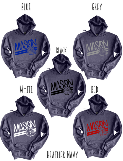 Mason Bulldogs - Adult Hoodie - Style 5