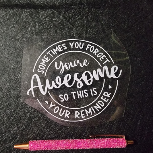 You're awesome - Decal