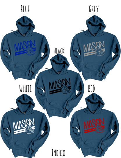 Mason Bulldogs - Adult Hoodie - Style 5