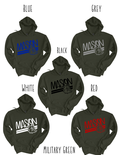 Mason Bulldogs - Adult Hoodie - Style 5