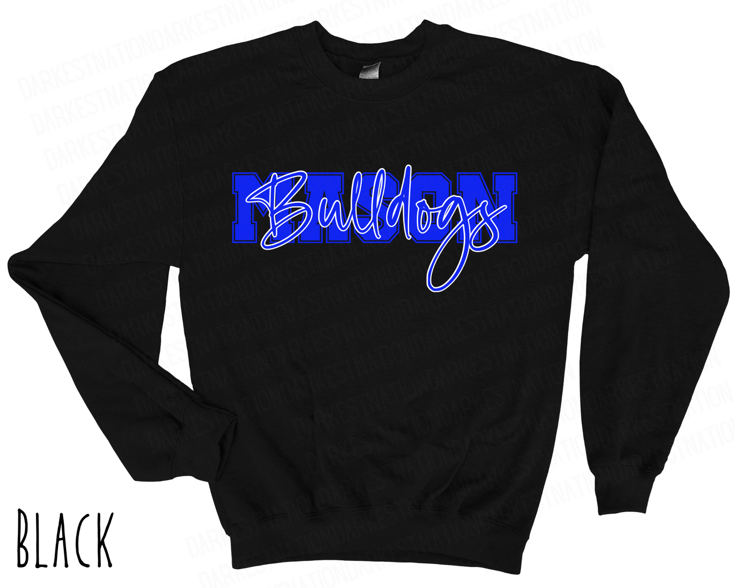 Mason Bulldogs - Adult Crewneck - Style 4