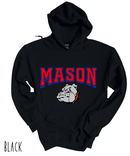 Mason Bulldogs - Adult Hoodie - Style 6