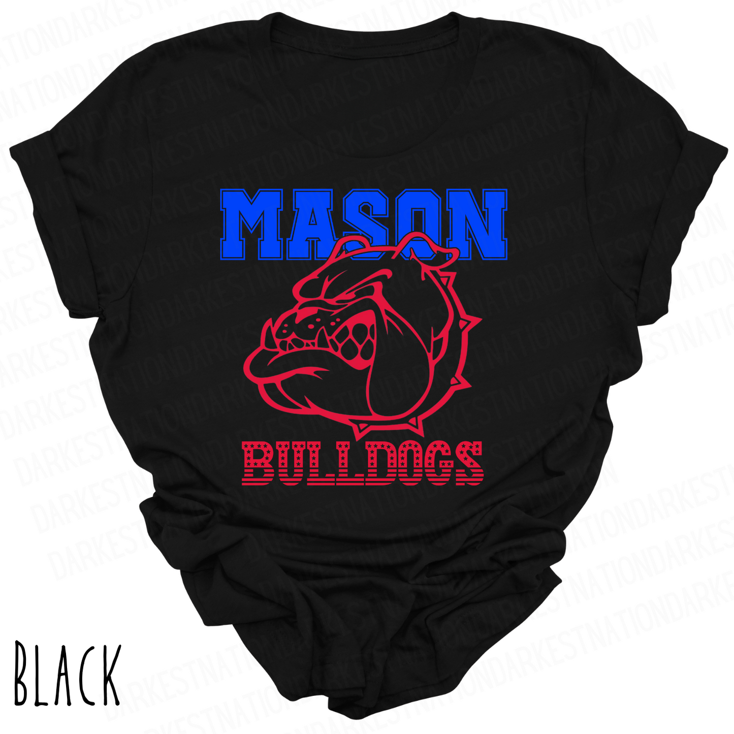 Mason Bulldogs -Adult T-shirt - Style 3