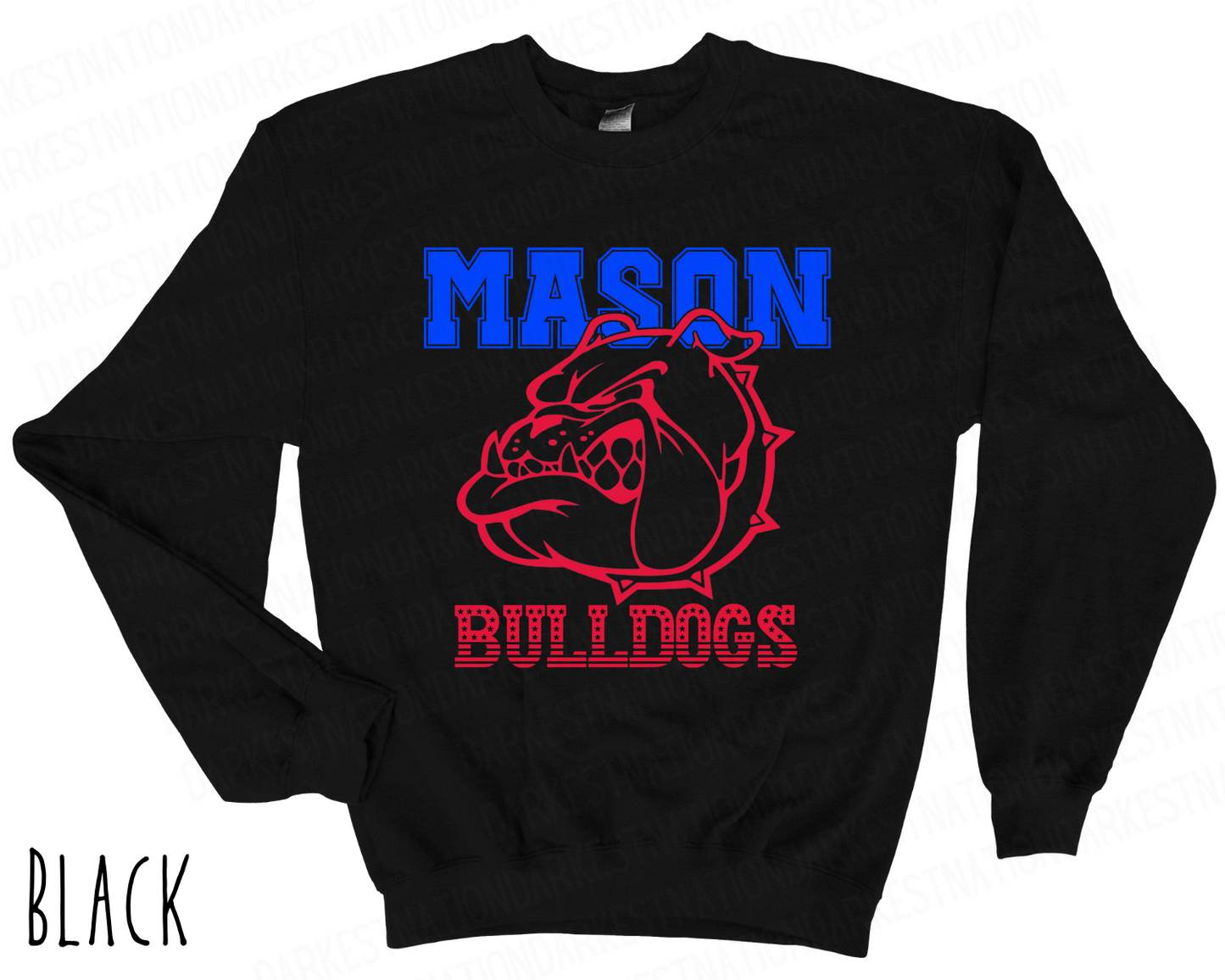 Mason Bulldogs - Adult Crewneck - Style 3