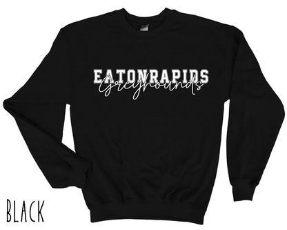 Eaton Rapids Greyhounds -Adult crewneck - Style 3