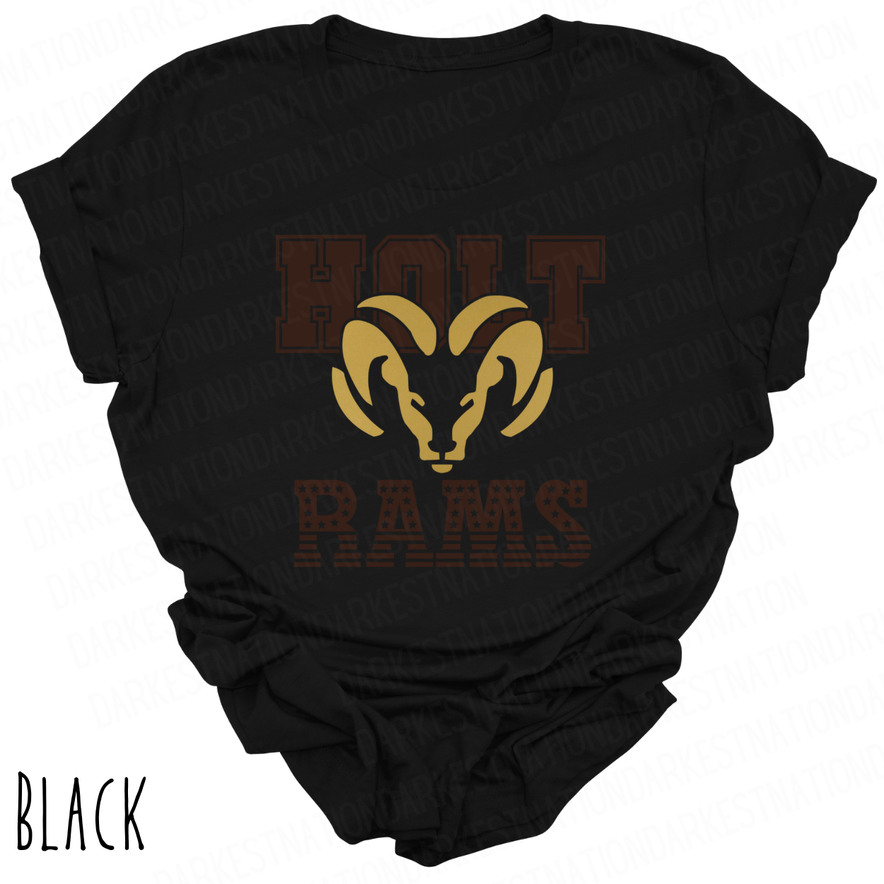 Holt Rams -Adult T-shirt - Style 1