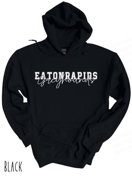 Eaton Rapids Greyhounds -Adult Hoodie - Style 3