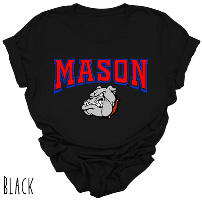 Mason Bulldogs -Adult T-shirt - Style 6