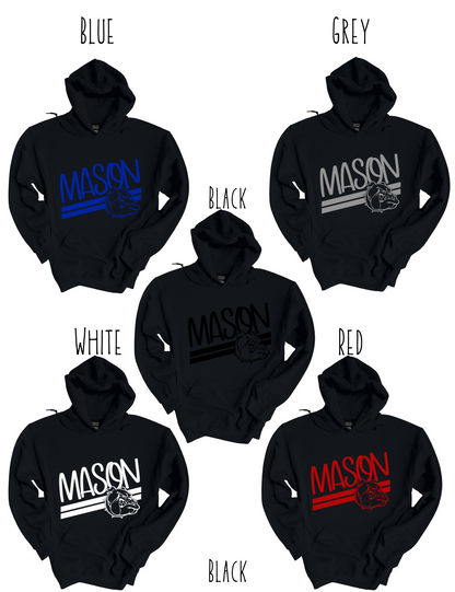 Mason Bulldogs - Adult Hoodie - Style 5