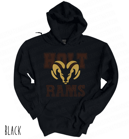 Holt Rams - Adult Hoodie - Style 1