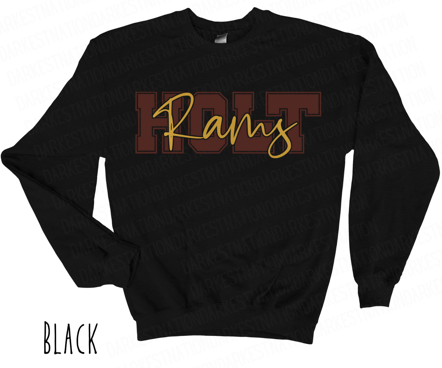 Holt Rams -Adult Crewneck - Style 3