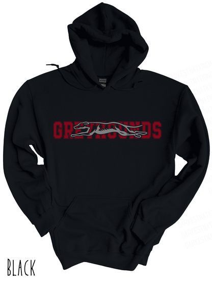 Eaton Rapids Greyhounds -Adult Hoodie - Style 4