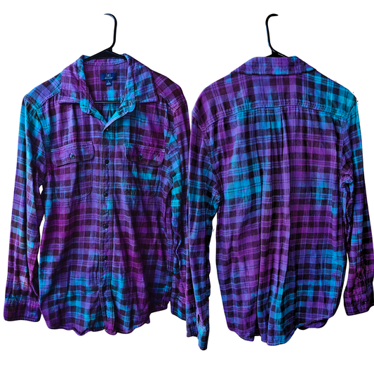 Flannel Shirt - Moody Blue