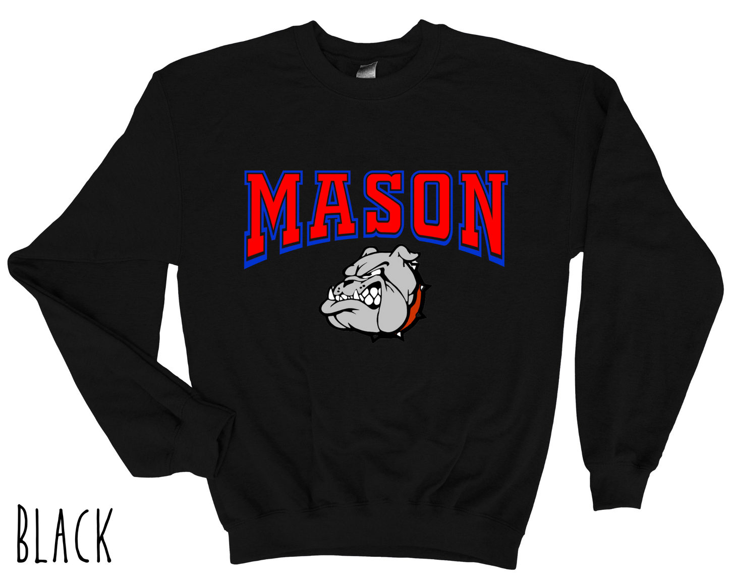 Mason Bulldogs - Adult Crewneck - Style 6