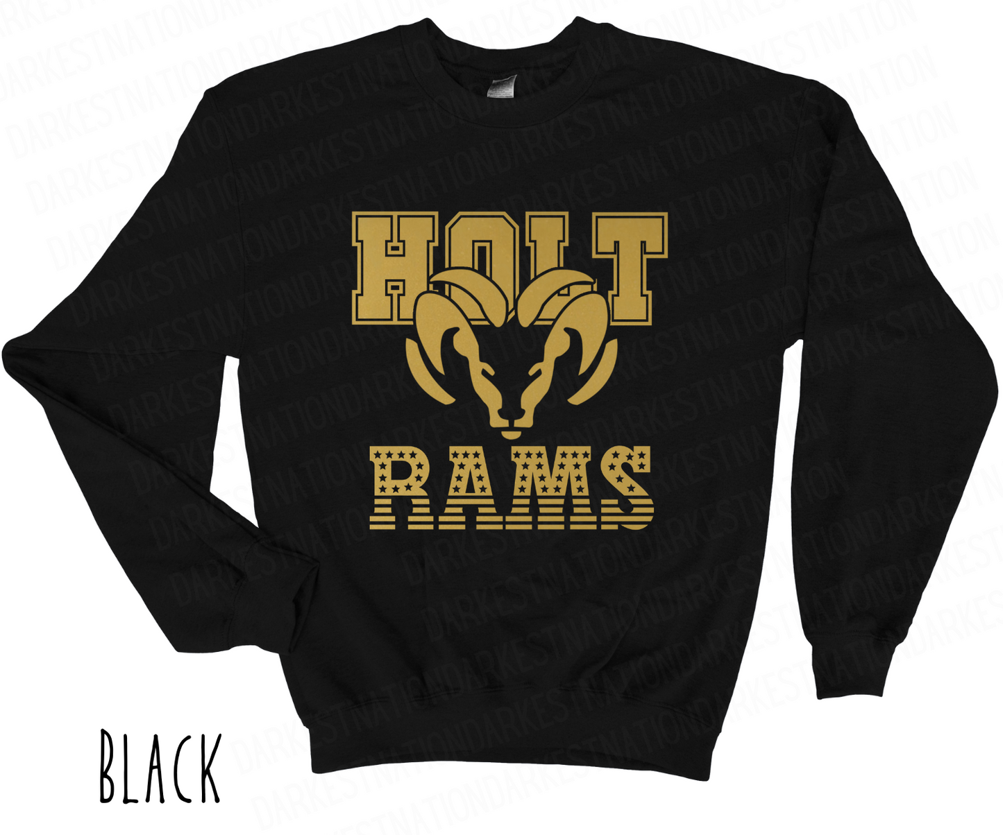 Holt Rams -Adult Crewneck - Style 2