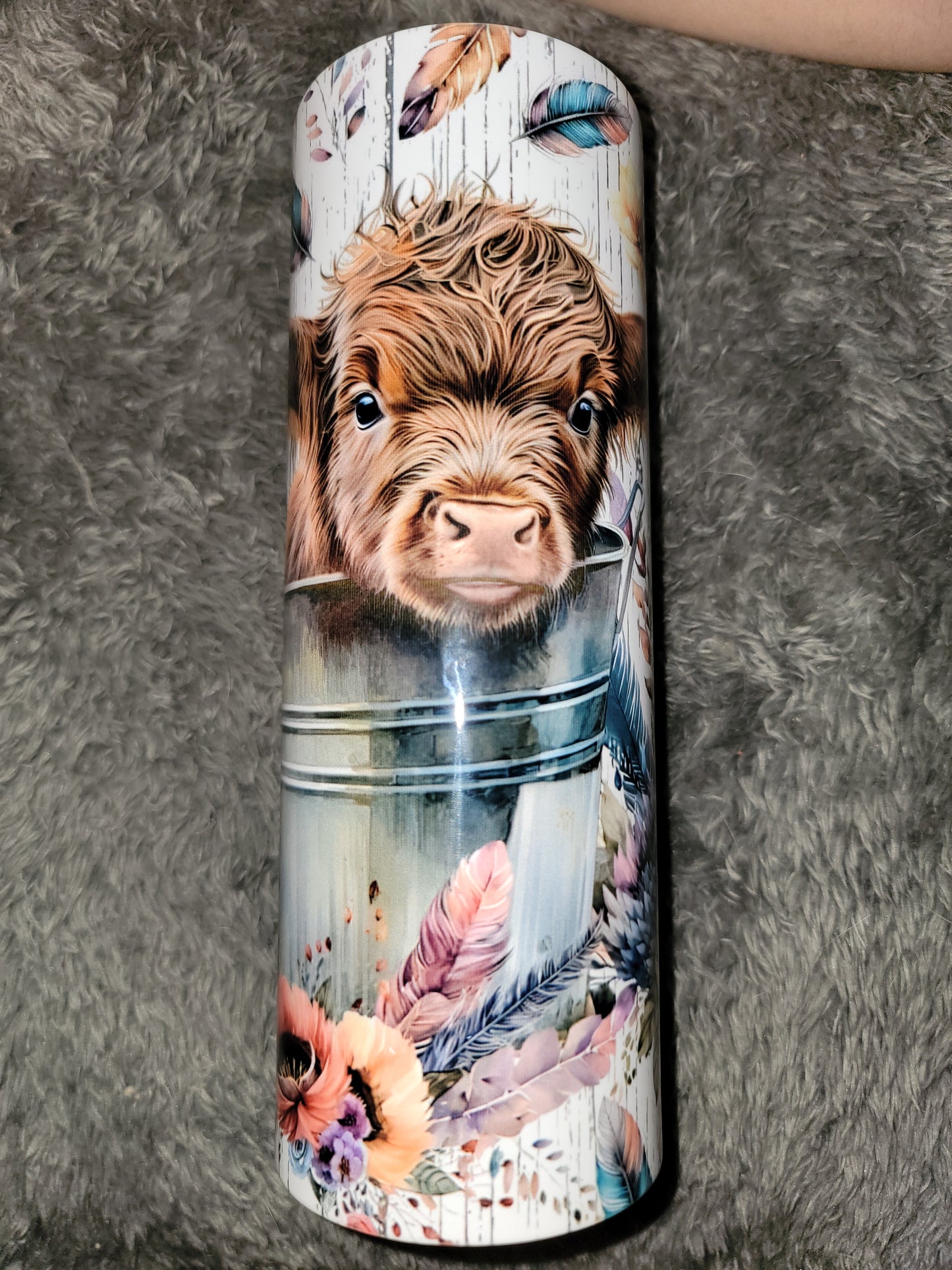 Highland Cow 20-ounce Stainless Steel Tumbler