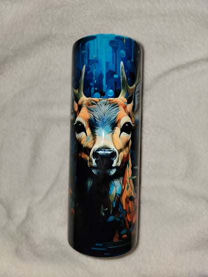 Colorful Deer 20-ounce Stainless Steel Tumbler