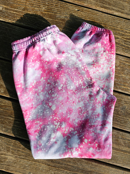 Crewneck and Pant SET - Moonlit Hibiscus Ice Dye - Adult Sizing