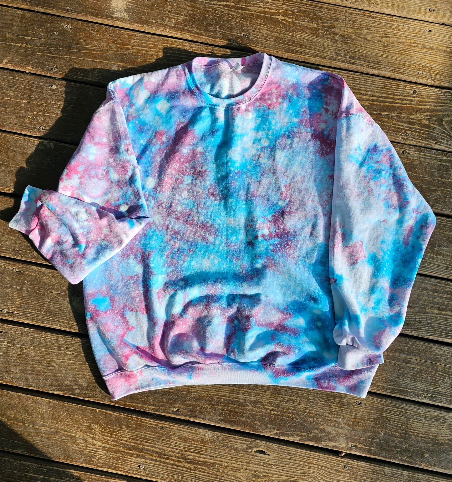 Crewneck and Pant SET - Nebula Ice Dye - Adult Sizing