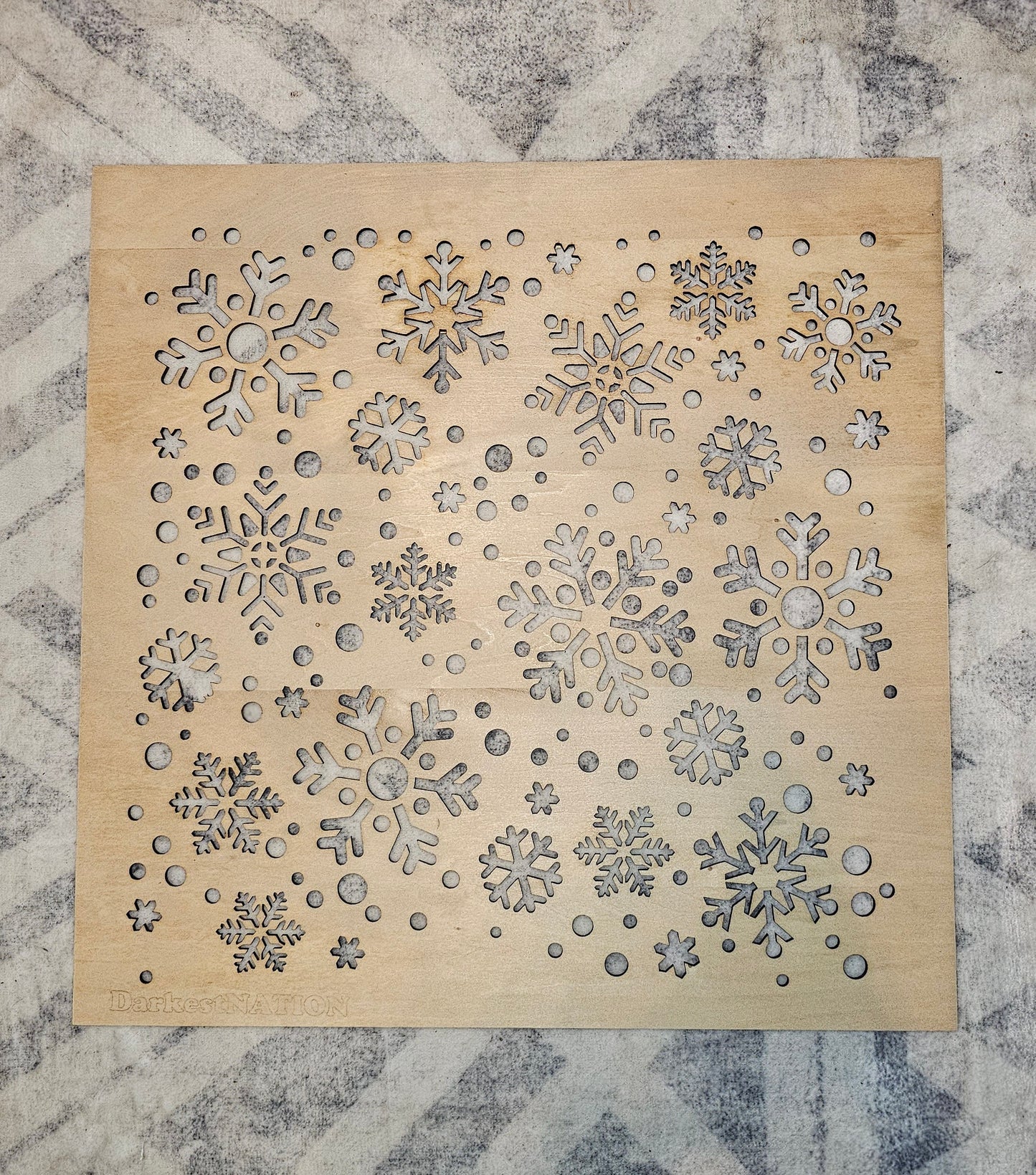 Snowflake - Wood Stencil