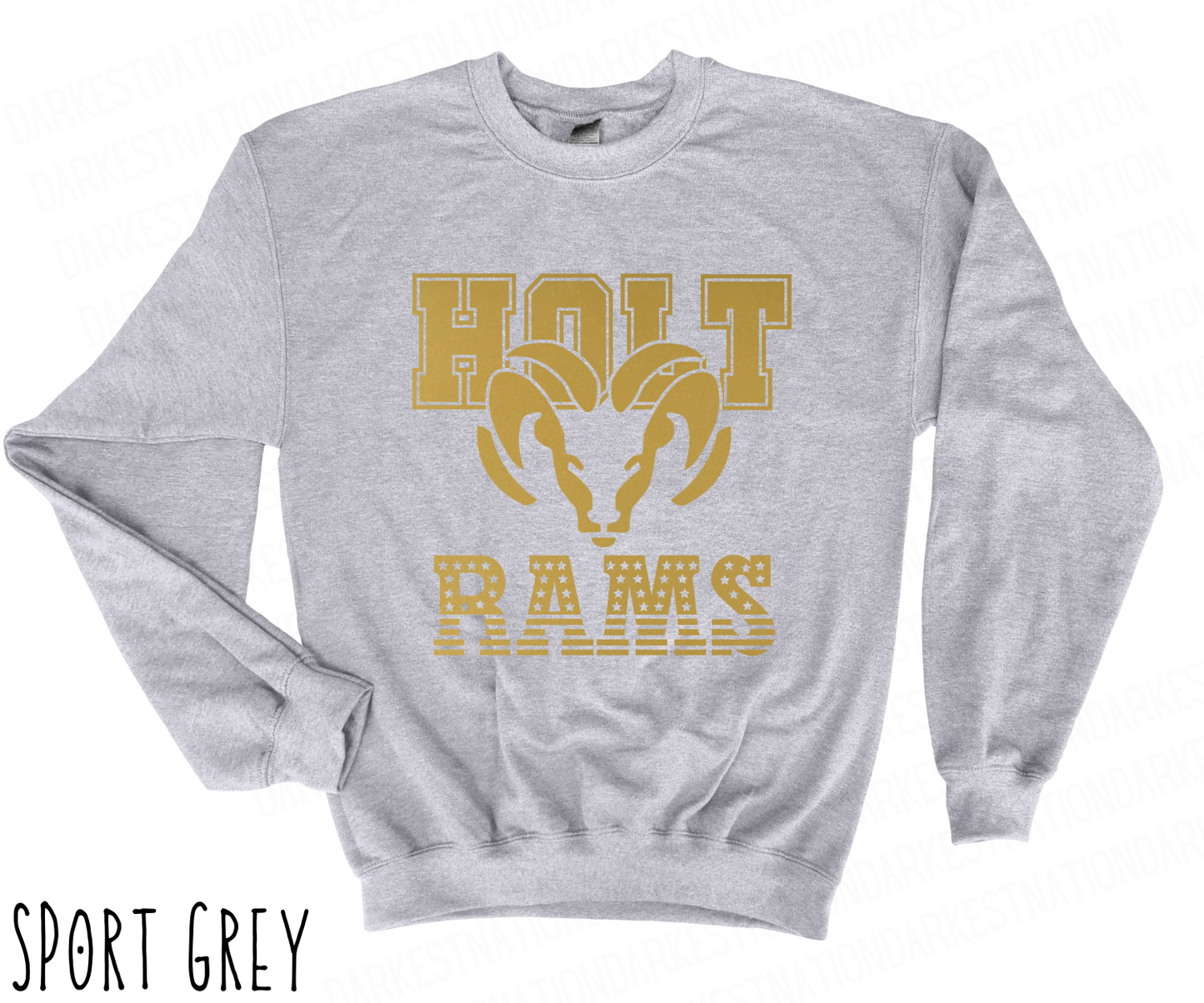 Holt Rams -Adult Crewneck - Style 2