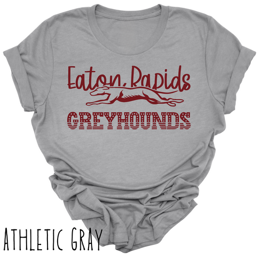 Eaton Rapids Greyhounds -Adult T-shirt - Style 2