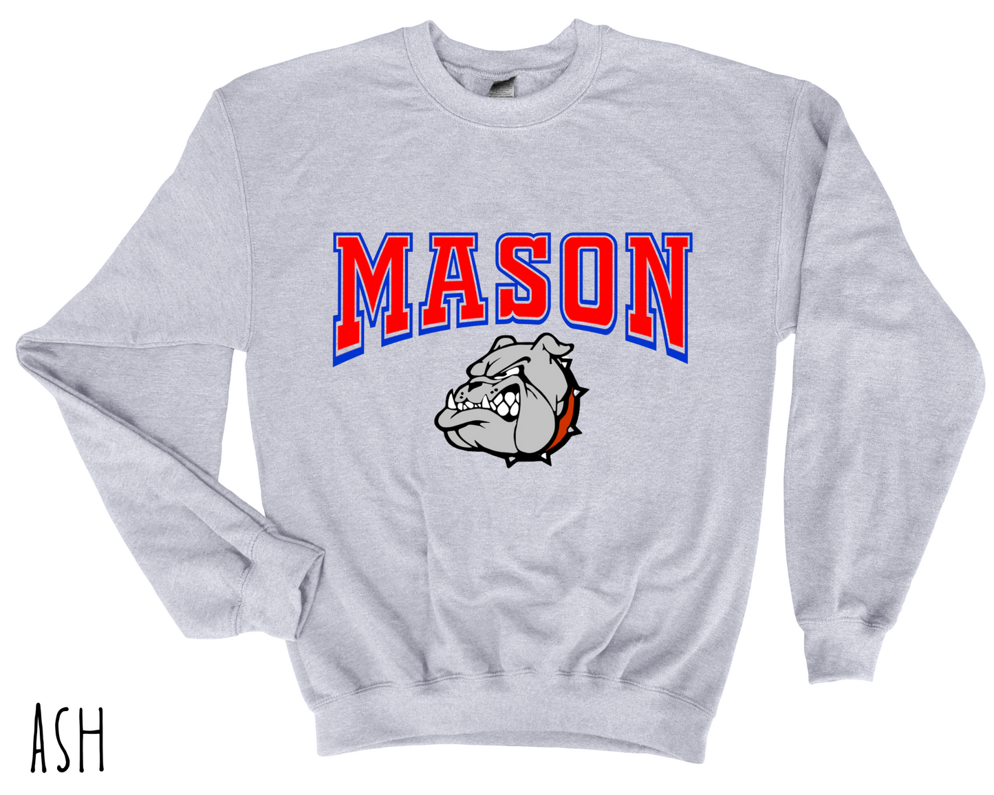 Mason Bulldogs - Adult Crewneck - Style 6