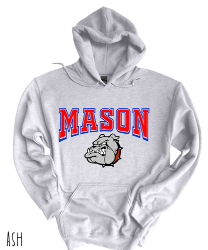 Mason Bulldogs - Adult Hoodie - Style 6