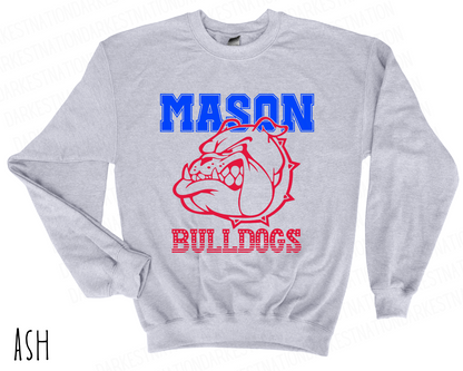 Mason Bulldogs - Adult Crewneck - Style 3