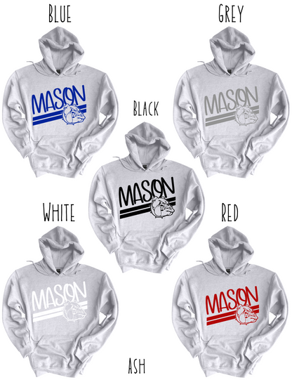 Mason Bulldogs - Adult Hoodie - Style 5