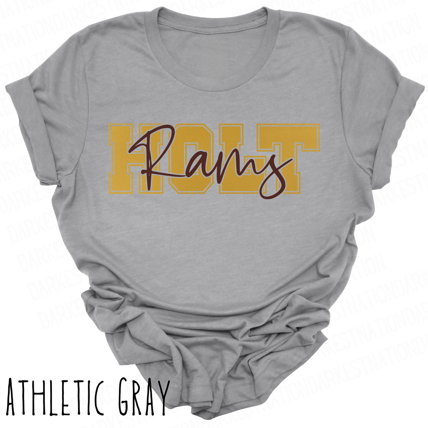 Holt Rams -Adult T-shirt - Style 4