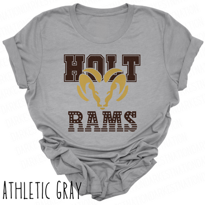 Holt Rams -Adult T-shirt - Style 1