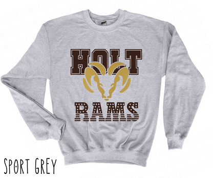 Holt Rams -Adult Crewneck - Style 1