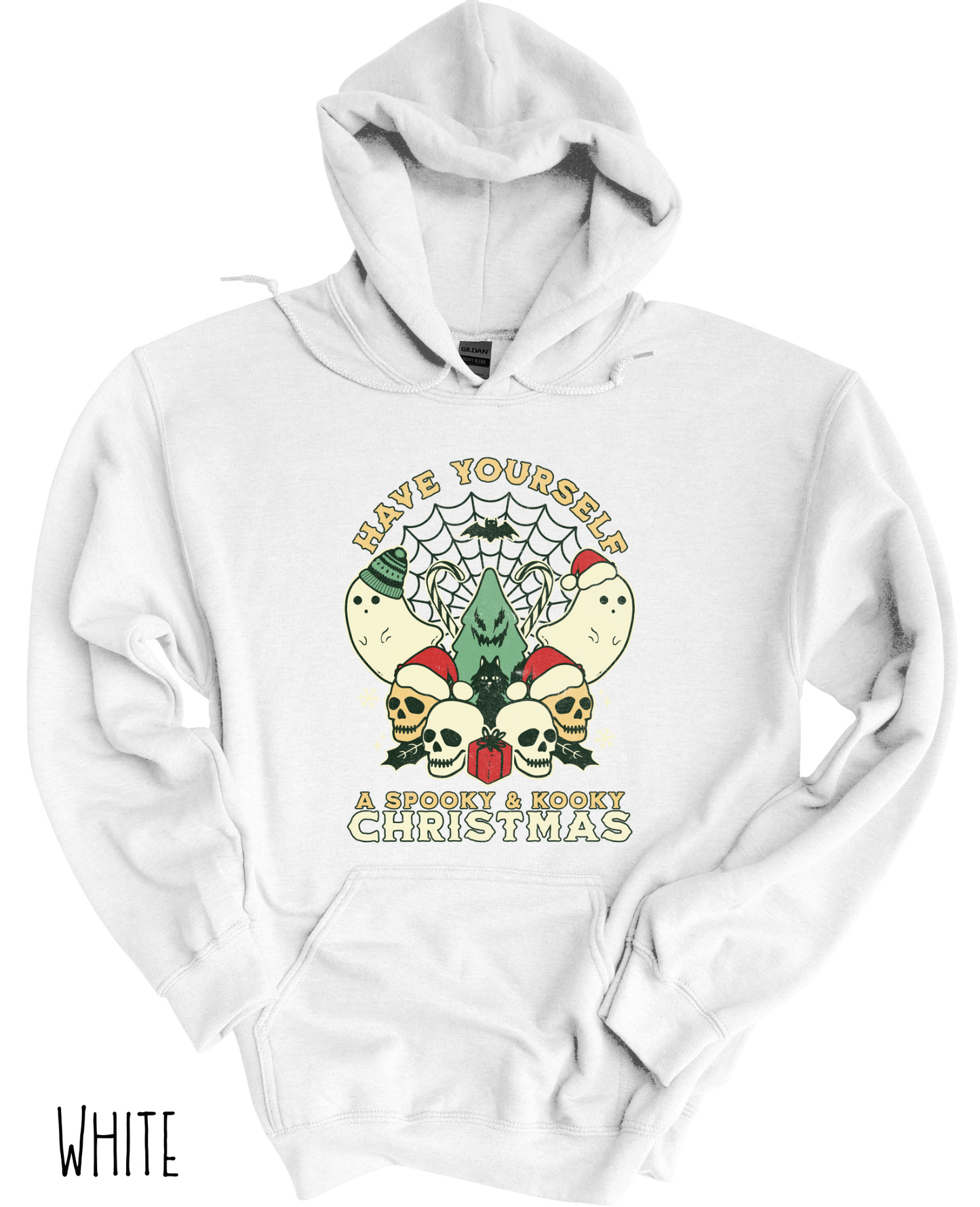 Have yourself a Spooky and Kooky Christmas Adult Hoodie