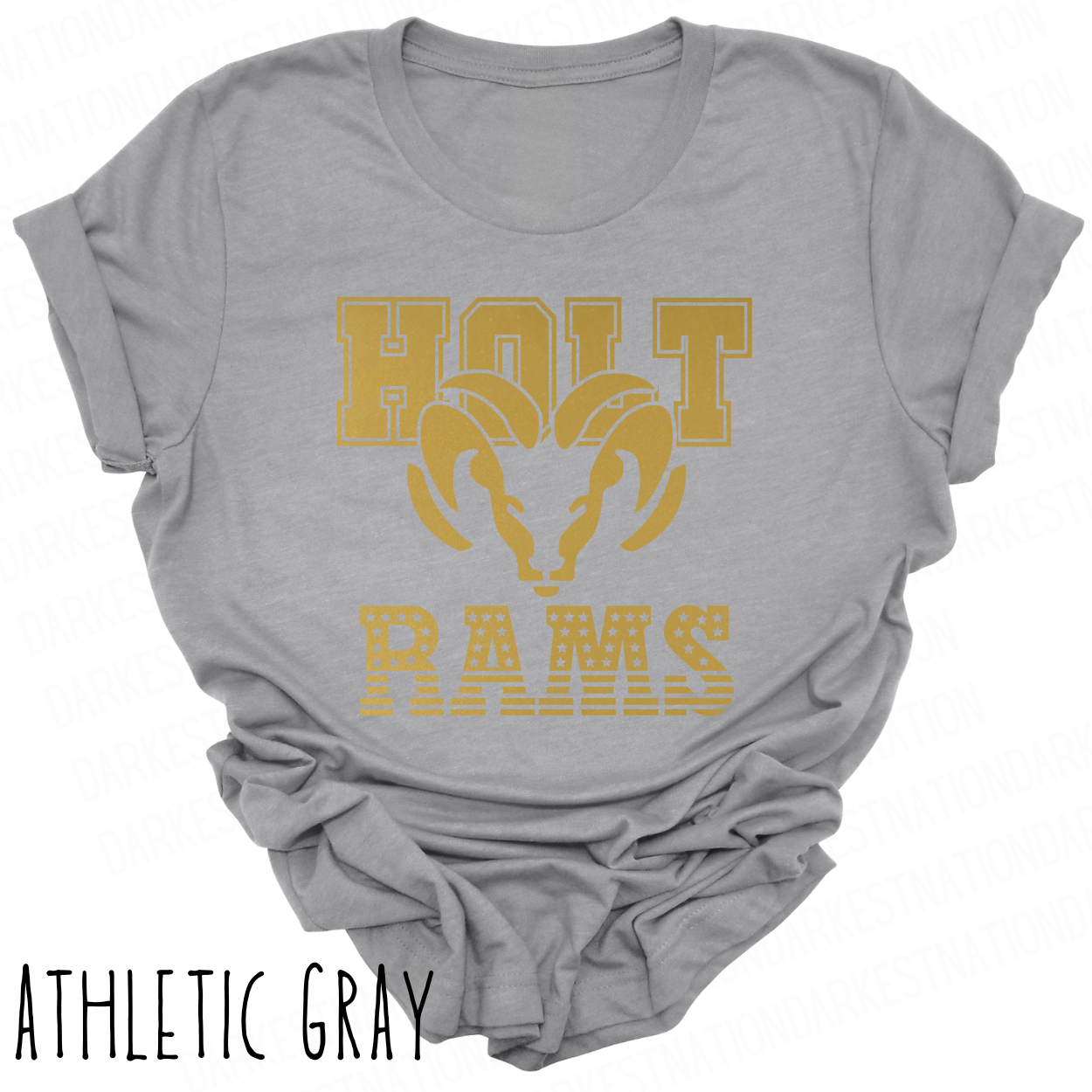 Holt Rams -Adult T-shirt - Style 2