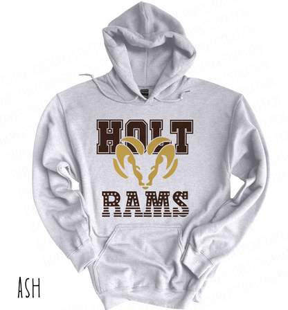 Holt Rams - Adult Hoodie - Style 1