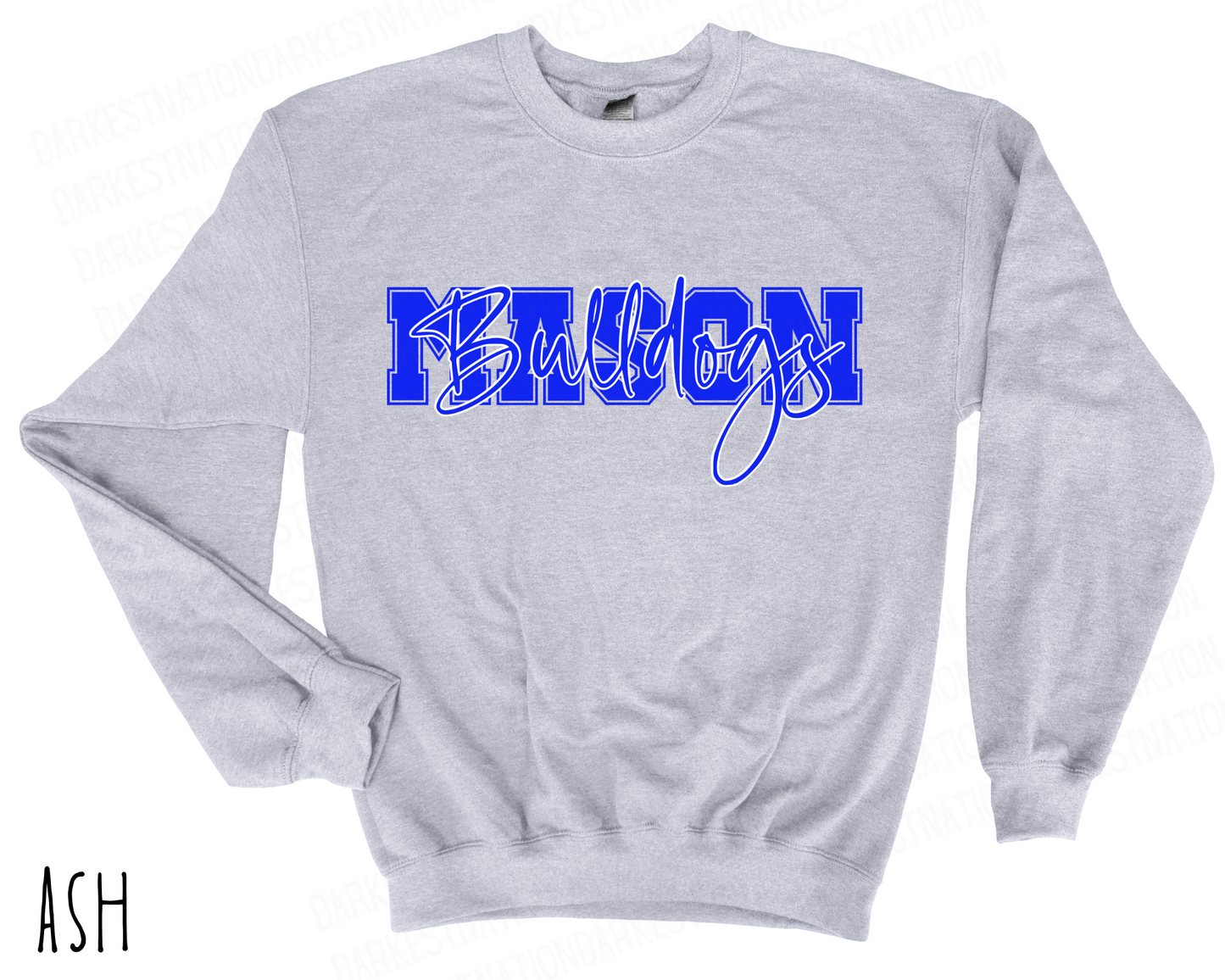 Mason Bulldogs - Adult Crewneck - Style 4