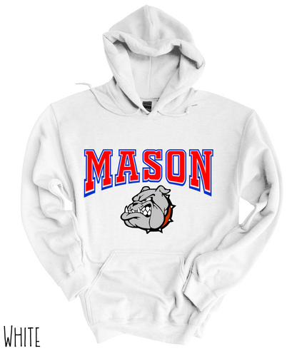 Mason Bulldogs - Adult Hoodie - Style 6