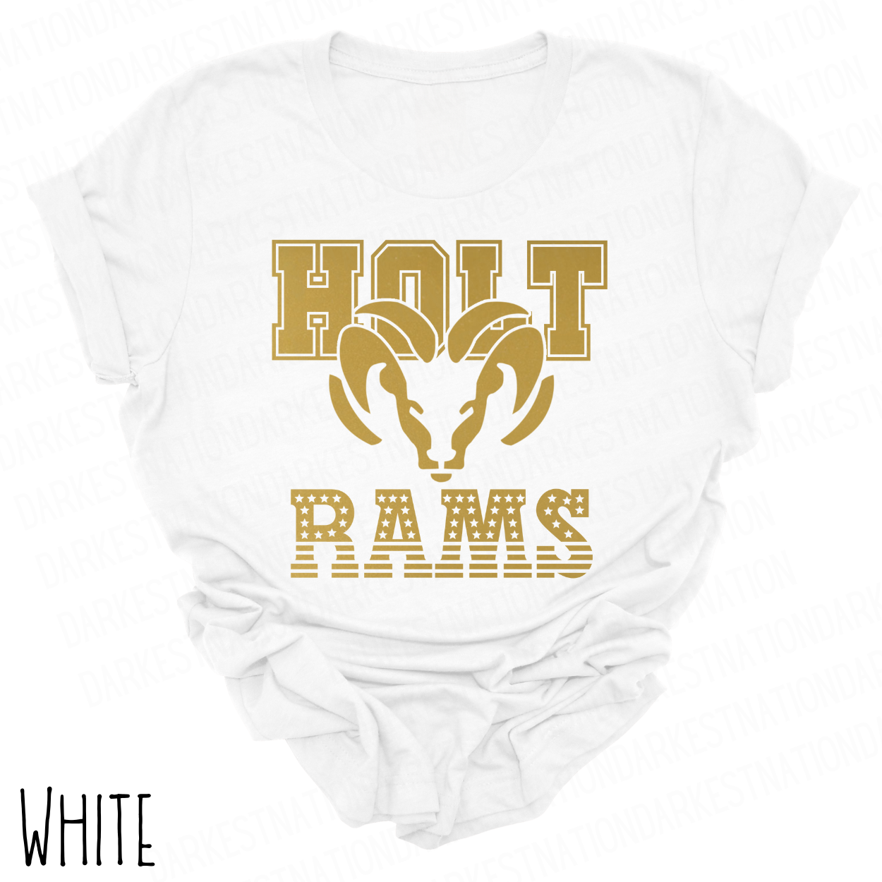 Holt Rams -Adult T-shirt - Style 2