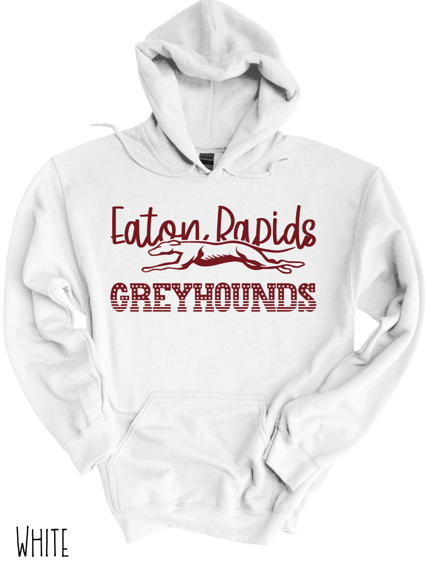 Eaton Rapids Greyhounds -Adult Hoodie - Style 2