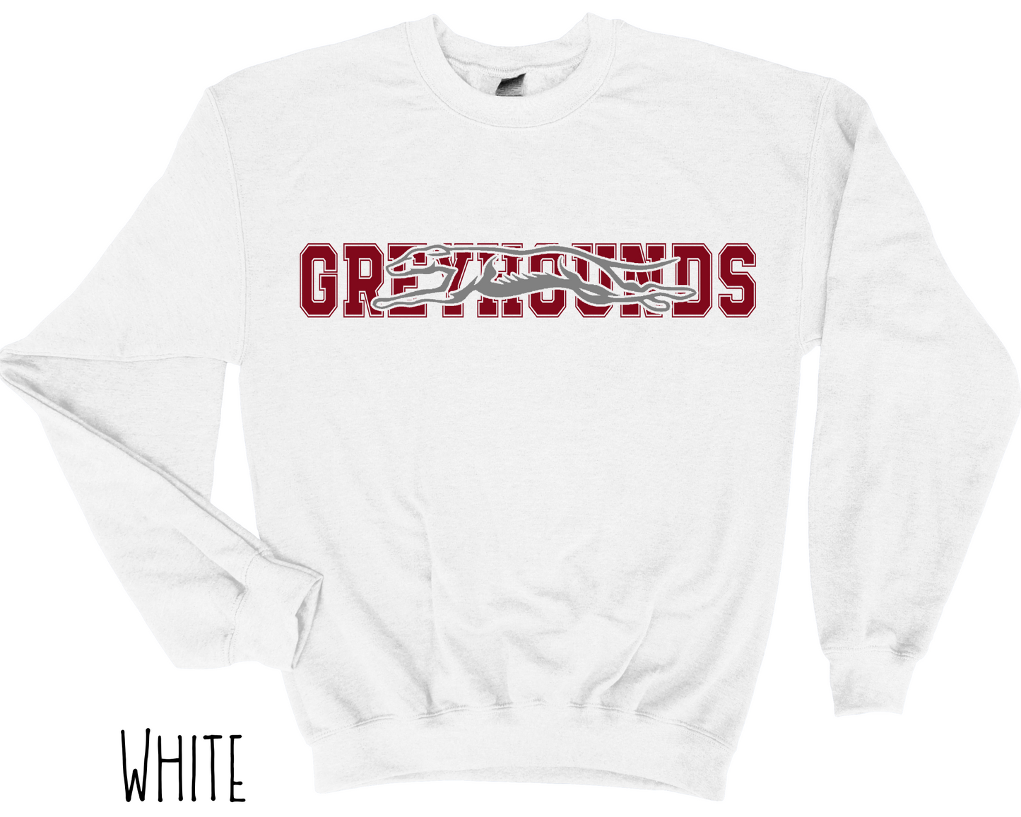 Eaton Rapids Greyhounds -Adult crewneck - Style 4